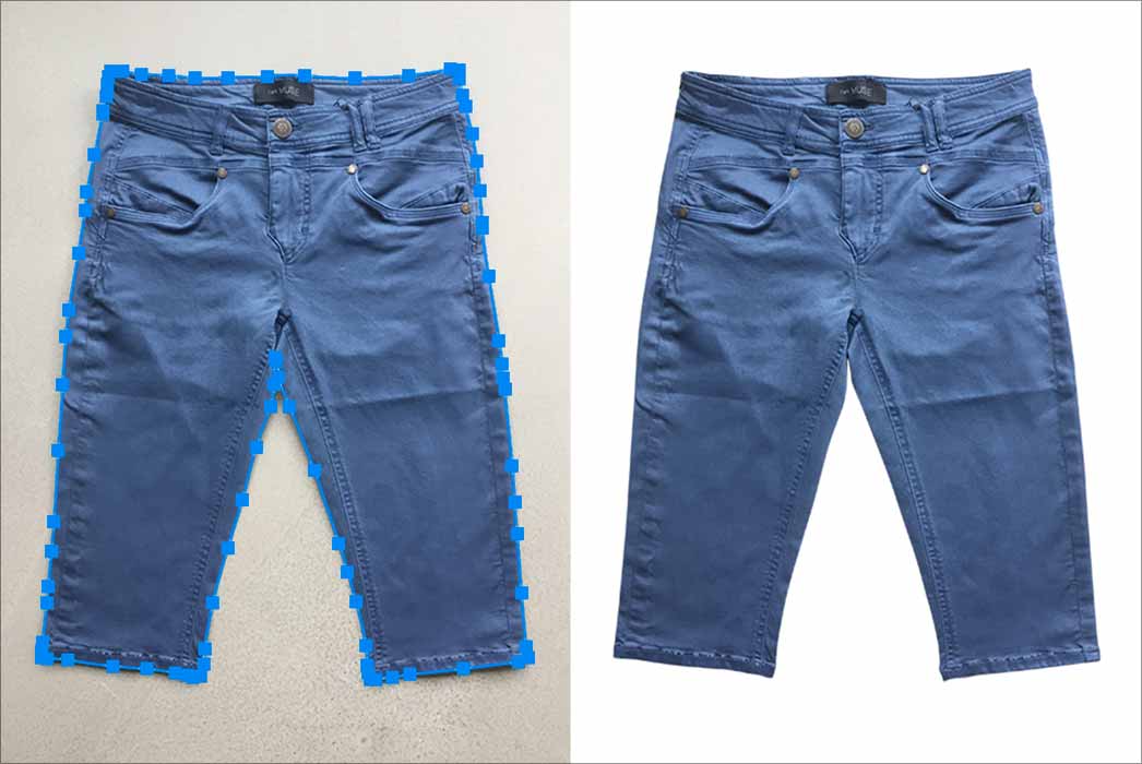 clipping path service sample image to present the before-after difference.